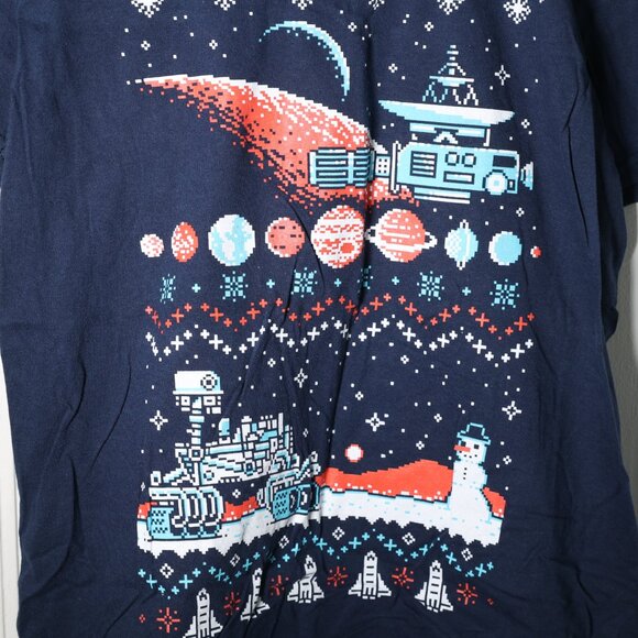 Ugly Holiday Sweater Shirt Loot Crate Exclusive 2015 Space Invaders 8-Bit Size S - Picture 2 of 2